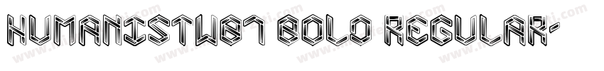 HumanistW01 Bold Regular字体转换